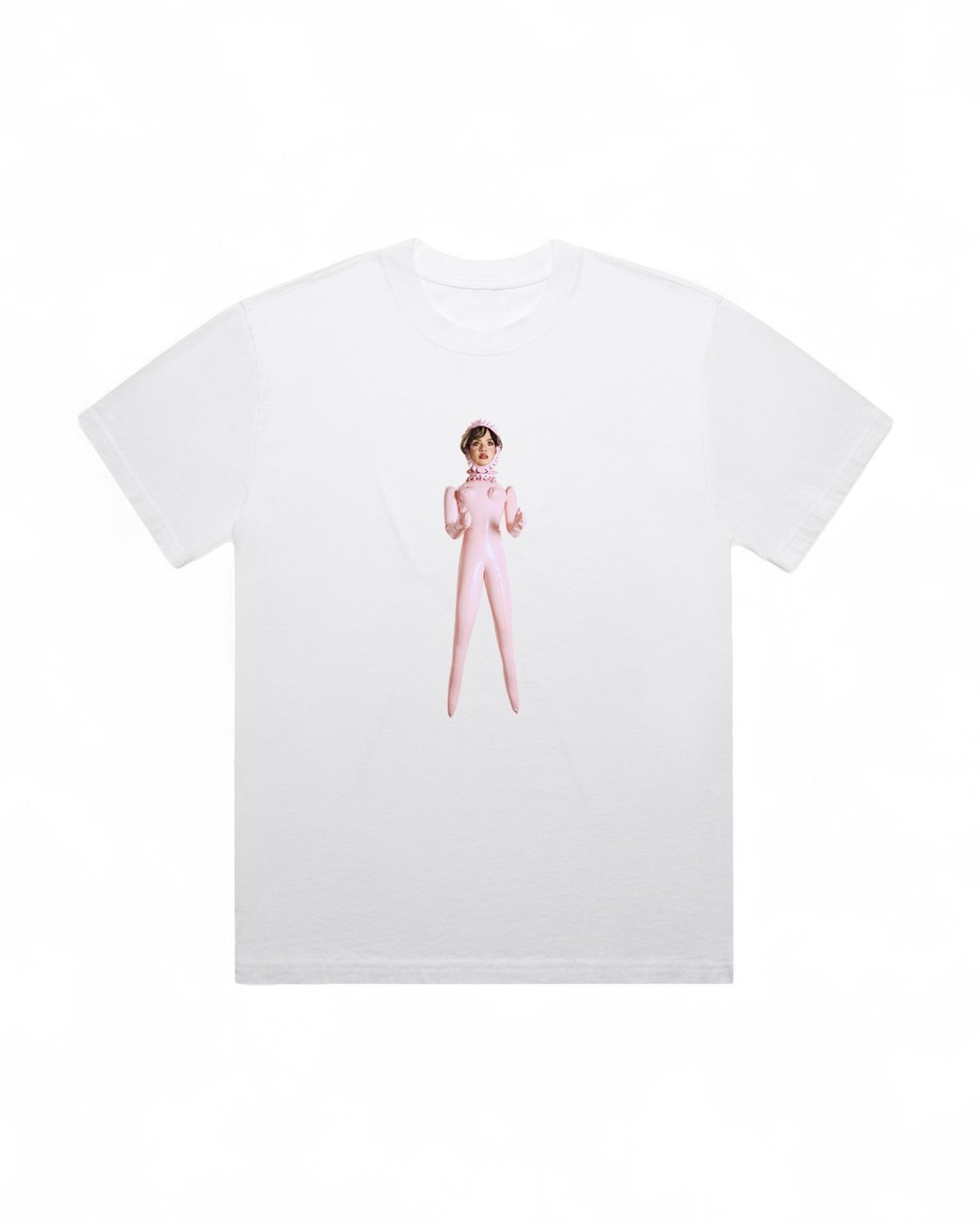 Lola Young - White Doll Print T-Shirt